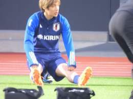 萌え袖純也君  #伊東純也 #daihyo #samuraiblue #サッカー日本代表 #代表合宿