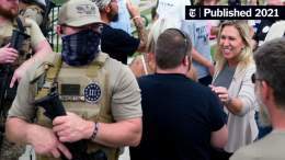 Rep. Andy Biggs: Oath Keepers   Rep. Paul Gosar: Proud Boys  Rep. Lauren Boebert: Three Percenters, QAnon  Rep. Marjorie Taylor Greene: QAnon  Rep. Matt Gaetz: Proud Boys