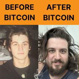 Before #Bitcoin                   vs                After #Bitcoin
