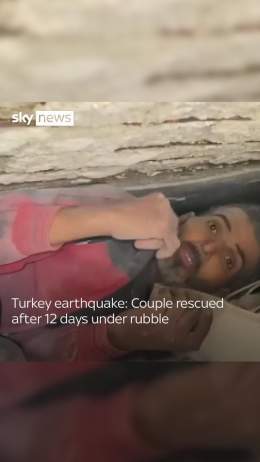 A couple and their son were rescued from under an apartment building in the Turkish city of Antakya more than 12 days on from a powerful earthquake. Sadly, the child later died