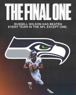 Russell Wilson has now beaten every team in the #NFL except for the #Seahawks.