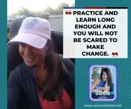 Practice and learn long enough and you will not be scared to make change. #teamsteele #discipline #hardwork #dedication #wellbeingadvisor #fitmoms #positivevibes #wednesdayvibes #onlygoodvibes #positiveenergy #healthylifestyle #mentalhealth #health #