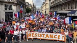 While tens of thousands are protesting the EU and NATO in Prague, thousands are doing the same in Paris today. Europeans are fed up with the blowback from Western imposed sanctions on Russia (read: skyrocketing energy prices). Take a look: