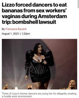 Lizzo is a terrible person.