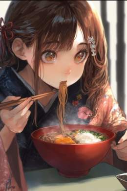 年越しそば AIさんほんと麺類食べるの上手くなったよね #midjourney #nijijourney #NovelAI  #AI #AIart