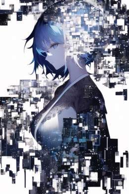 glitch girl II #AIart #AIイラスト