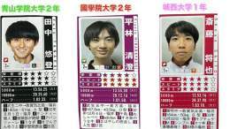箱根駅伝2023に出走しそうな福井県の選手。福井県は有力選手多い。國學院大学のエース、平林選手。青学の伸び盛り、田中選手。城西大学で1年生でエース格の斎藤選手など。応援したくなる選手が多い。