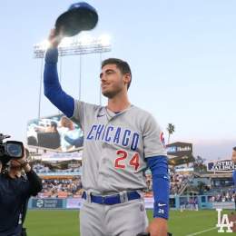Cody Bellinger is welcomed back to Dodger Stadium