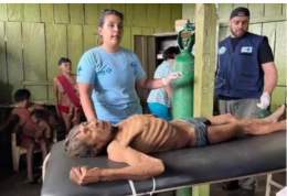 VEJA: Durante o Governo Bolsonaro o Vice-presidente Hamilton Mour&atilde;o foi confrontado sobre os GARIMPOS na terra dos Yanomani, ele disse que os dados sobre garimpo em terra Yanomami eram &ldquo;fantasiosos&rdquo; e que tirar garimpeiros de terra