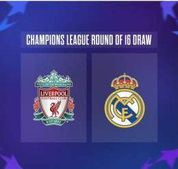 Potential Liverpool  vs. Real Madrid dates for the diary:  14/15 or 21/22 February  Anfield   7/8 or 14/15 March  Santiago Bernab&eacute;u   #LFC #LIVRMA #UCL #UCLdraw