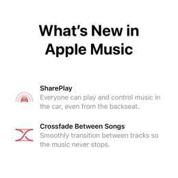 New Apple Music features in iOS 17: - Crossfade between songs - New mini-player