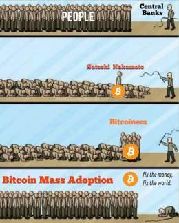 Fix the money, fix the world. #Bitcoin