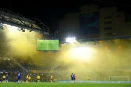 Chelsea under the lights at Stamford Bridge, behind from the 1st leg in a Champions League tie.  Never count us out.