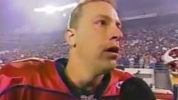 Mike White coming back in the game after his Ribs got Blasted Twice.