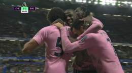 2-2 Everton.  THEY HAVE EQUALIZED VS CHELSEA IN THE FINAL MINUTES!!!!!