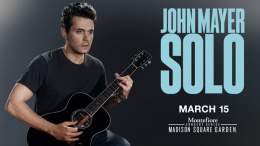 JUST ANNOUNCED: John Mayer returns to The Garden on Mar 15!   Tickets go on sale to the general public Fri, Feb 3 at 9am.