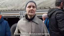 I've got a gunshot exit wound in the arm. He&rsquo;s got one in his back": Pensioners in Mariupol were shot by a Ukrainian sniper.