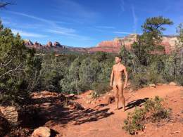 Tread more lightly upon the land #sedona #nudist #nudism #nakedinnature #nudeinnature #nakedisnatural #nakedisnormal #nakedhiking #barefoothiking #barefoot #barefootlife #publicnudity #nakedinpublic #nakedoutdoors #nakedadventures #traditionaldress