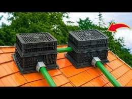 The crazy invention of a 60-year-old plumber! Free Recycling Ideas from plastic fruit basket and PVC