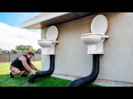 Invention géniale d'un plombier de 60 ans ! 7 idées de recyclage gratuites pour vos toilettes et tuy