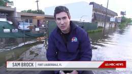Fort Lauderdale&rsquo;s airport remained closed for a second day after more than 2 feet of rain fell on the South Florida city, flooding roads, swamping cars and stranding travelers, officials said.   @SamBrockNBC reports on the ground.
