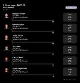 4/18 NHL Hits Play   Stacking the NJD / NYR game. 2 teams that HATE each other, and these are 6 of the most physical guys.   Locking it in now - Use code "CHEDDAR" to tail and get a 100% deposit match.   #NHLPicks #GamblingTwitter