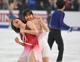 【#世界フィギュアスケート選手権】 ３月２６日　#エキシビジョン #三原舞依 選手と  #坂本花織 選手　　 #世界フィギュア