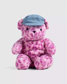 Now Trending: Cheeky Teddy Bear Bags - Acne Studios' Pink Teddy Bear Bag Features a Tiny Denim Cap  #Fashion