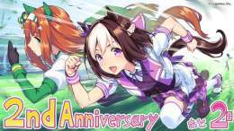 【2nd Anniversaryカウントダウン】<あと2日> 本日は「食戟のソーマ」の作画担当 #佐伯俊 先生よりスペシャルウィークとサイレンススズカの素敵なイラストを頂きました！  #ウマ娘 #ゲームウマ娘