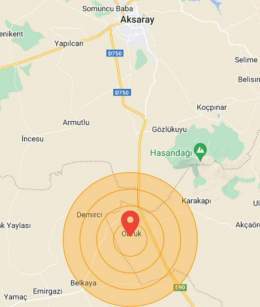 Турцию продолжает трясти Землетрясение магнитудой 5,3 зафиксировано в турецкой провинции Нигде, сообщили сейсмологи. Эпицентр подземных толчков располагался на расстоянии 18 км к северо-востоку от города Эмиргази, где проживают 8,4 тыс. человек. Очаг