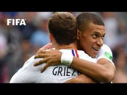 Quart de finale de 10 minutes : France 2-0 Uruguay | Coupe du Monde 2018