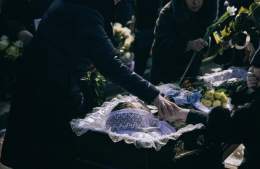 The 29-year-old combat medic Yana Rychlitska has been buried.  She was killed in a Russian artillery strike near Bakhmut as she was evacuating wounded soldiers from the battlefield.  Rest In Peace Yana, Ukraine will never forget your sacrifice.