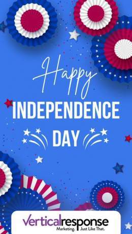 This Independence Day, we're celebrating all the businesses that stand tall and independent. We're inspired by your stories every day. Here's to freedom, fireworks, and forging your own path!    Happy 4th of July from Vertical Response!   #4thofJuly 