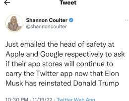 Look at these CRAZY TWEETS.  The left is having a meltdown over President Donald Trump&rsquo;s Twitter account being reinstated. They are going coo coo for Cocoa Puffs.  Trump Derangement Syndrome Part 1