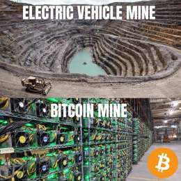 Shocking to see the environmental devastation wrought by EV mines (not to mention the waste of electricity to charge EVs)&hellip;  Thank god we have clean #Bitcoin mines to balance out all the harm EVs cause.