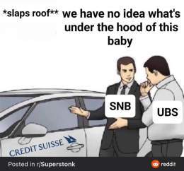 Basically &hellip; UBS and the Swiss National Bank this morning &hellip;  Ht u/professionaldriver87