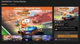 Garfield Kart - Furious Racing (Steam) is FREE on Fanatical