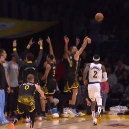 Whole bench knew it was good