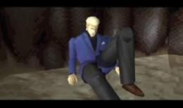#RTAinJapan  ノットトレジャーハンター  英国紳士キックは全てを解決する  PS1時代のカクカクグラフィックでも分かる程に素晴らしい脚を持つジェームズ(CV：池田秀一)