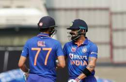 Virat Kohli is looking at the future of Indian batting. #INDvSL