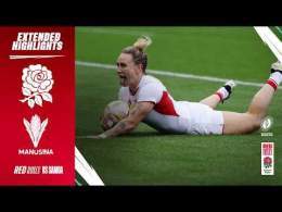 ELLES ONT MARQUÉ 14 ESSAIS \ud83d\udc4f | Résumé complet Red Roses vs Samoa | Coupe du Monde de rugby fémini...