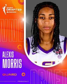 Take a glimpse at @AlexisMorrisWBB's resume as she heads to Spring Studios for the 2023 #WNBADraft presented by @StateFarm   5'6 Guard | @LSUwbkb  First Team All-SEC   NCAA Champion  Where will Morris land? Find out April 10th at 7 pm/ET on ESPN
