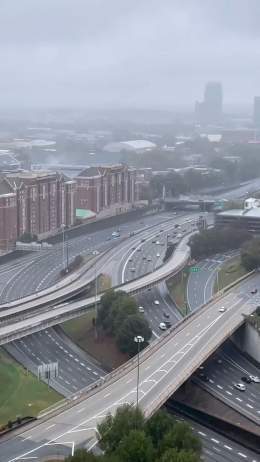 The motorcade for Takeoff&rsquo;s funeral being escorted to State Farm arena   #RIPTakeoff