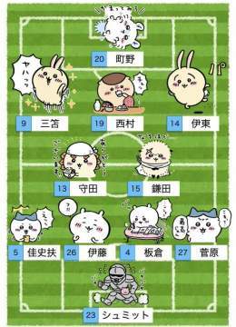 コロンビア戦  #ちいかわ #ちいかわJAPAN #サッカー #キリンチャレンジカップ #日本代表 #daihyo #SAMURAIBLUE