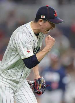 戸郷翔征 がターナーから三振を奪った瞬間はこちら。魂が震えます。  #戸郷翔征 #戸郷のフォーク #戸郷さん #侍ジャパン #侍JAPAN #WBC2023 #WBC決勝 #アメリカ \u25bd侍ジャパンvsアメリカを速報中！下をクリック！