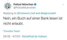 DER Klassiker des #Covid19-Totalitarismus unter dem Regime Merkel und S&ouml;der. Ich werde das nicht vergessen! Niemals!  #NeverForget #NieWieder